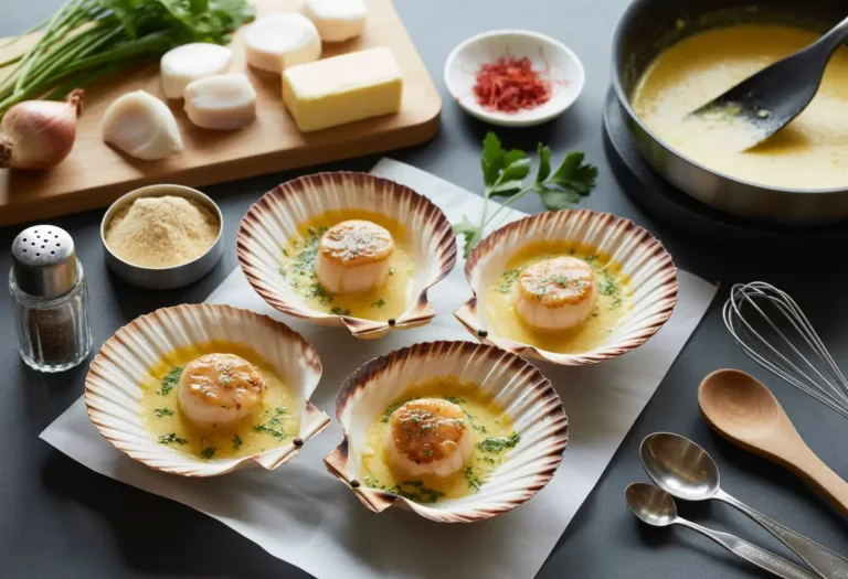 Cassolettes de Saint-Jacques au Champagne : Recette de Noël Raffinée et Facile