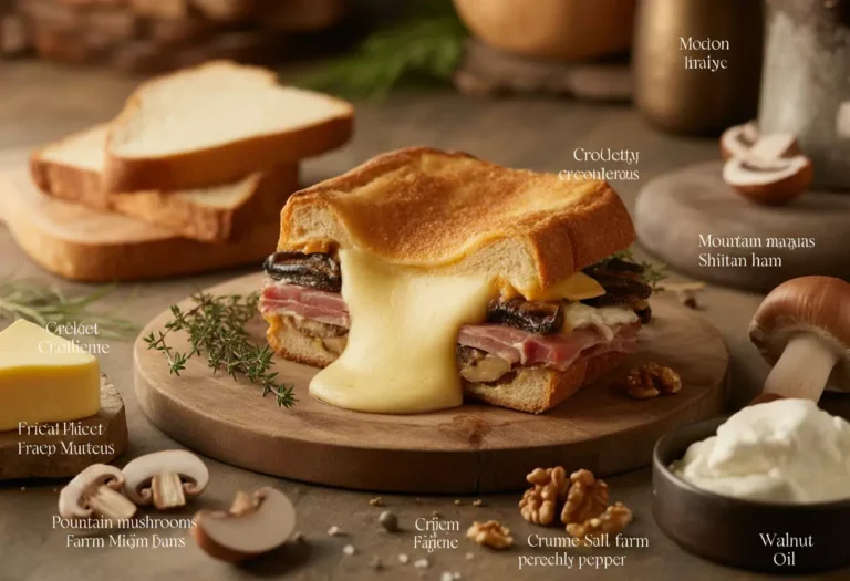 Croque-Monsieur Montagnard La Recette Authentique des Sommets qui Réchauffe Tous les Cœurs