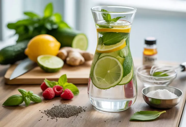 Eau Detox Citron Menthe Concombre : La Boisson Minceur Naturelle Qui Transforme Votre Hydratation
