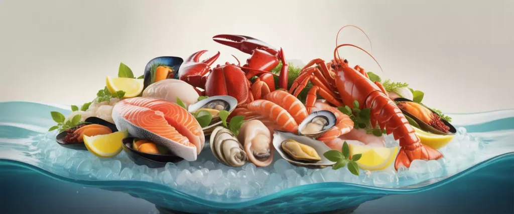 Recettes fraîches de l'océan
