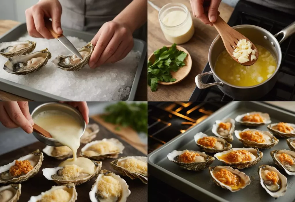 Instructions Complètes – Huîtres Gratinées au Four
