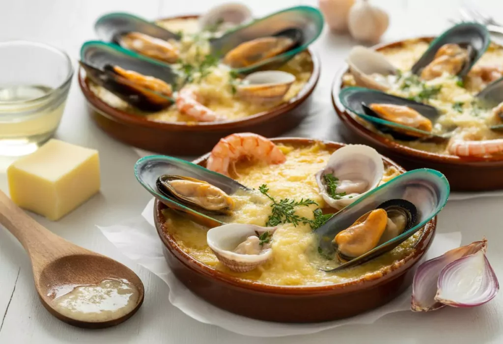 Instructions de Préparation Détaillées- Cassolette de Fruits de Mer Gratinée