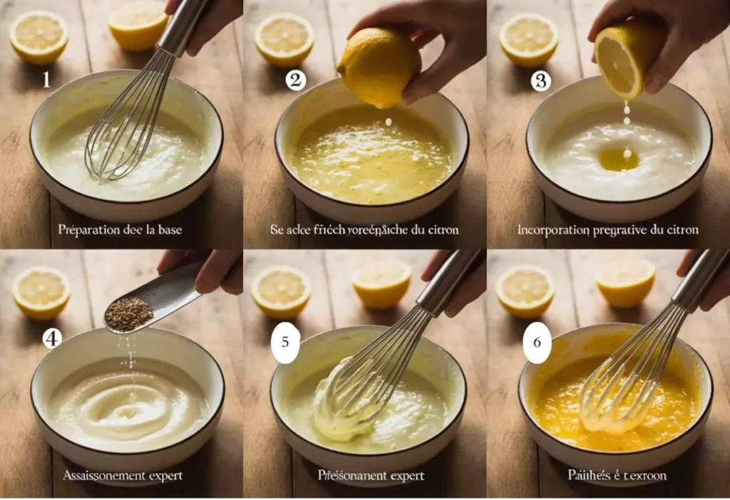 Instructions Détaillées – Sauce Citron Parfaite