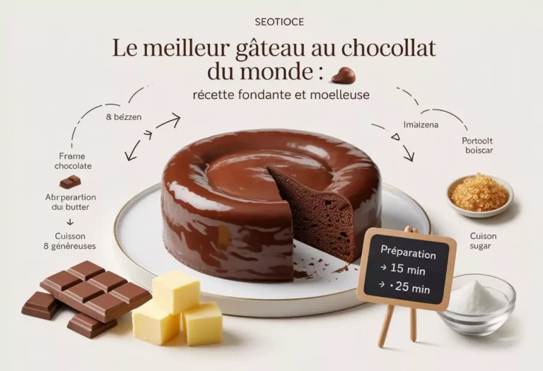 Le Meilleur Gâteau au Chocolat du Monde : Recette Fondante et Moelleuse