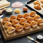Mini Croissants au Jambon Fromage Crème Fraîche : La Recette Apéritif Irrésistible Qui Fait Sensation