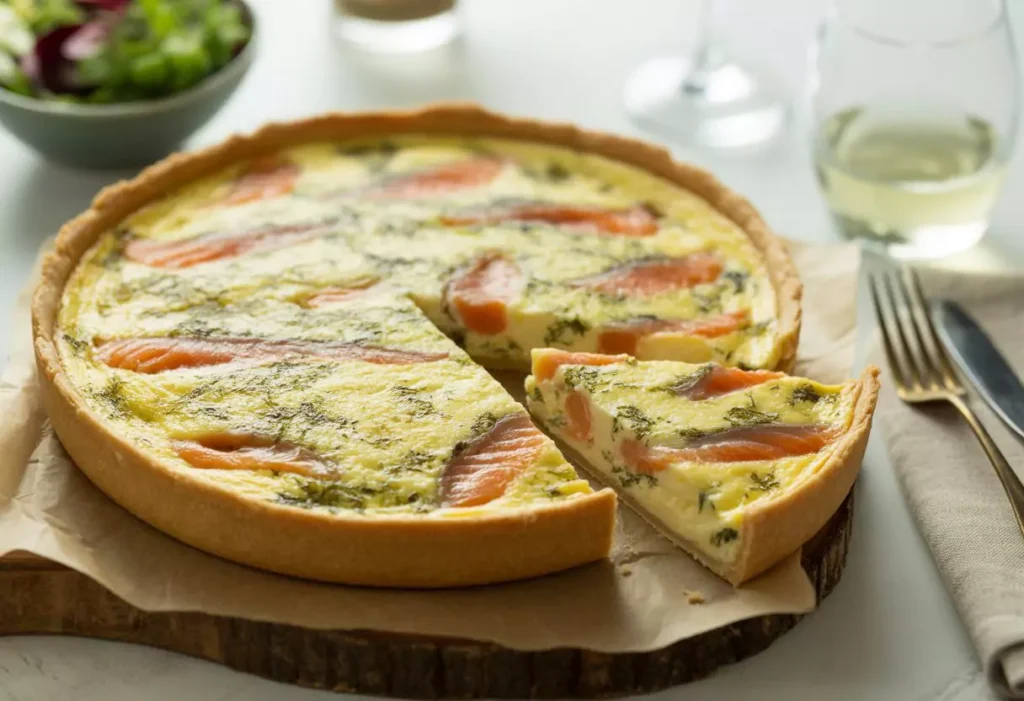 Quiche au Saumon Fumé et Boursin