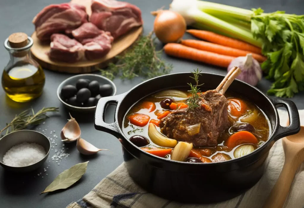 Ragoût d'Agneau Provençal : Recette Traditionnelle Authentique aux Herbes de Provence