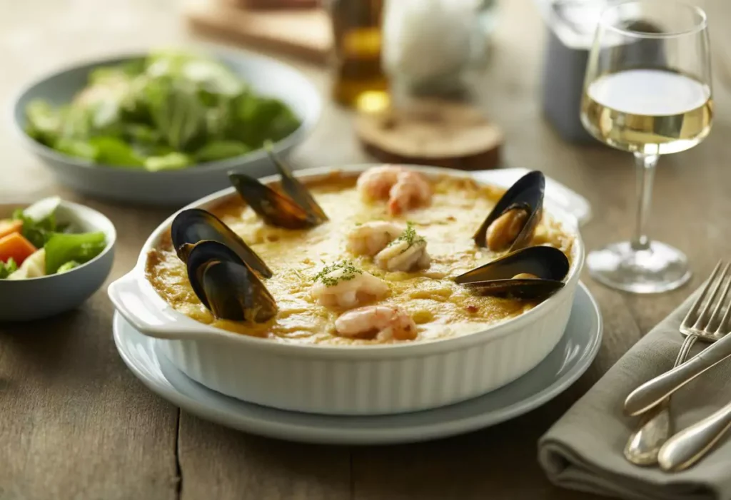 Réflexions finales gratin de fruits de mer