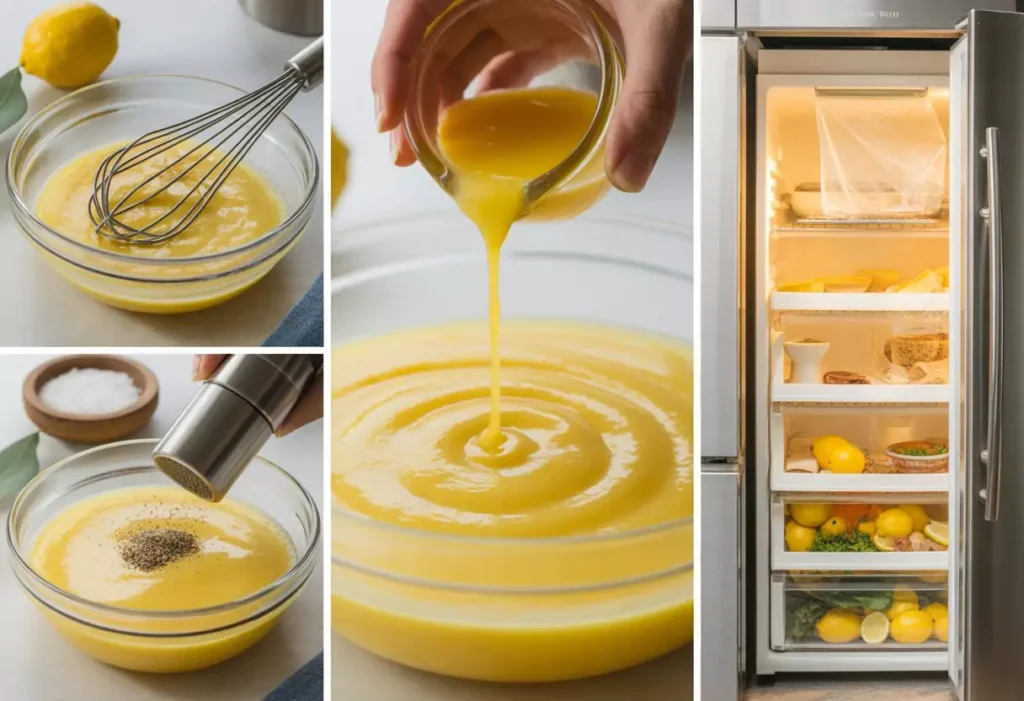 Instructions Détaillées – Sauce Citron Parfaite