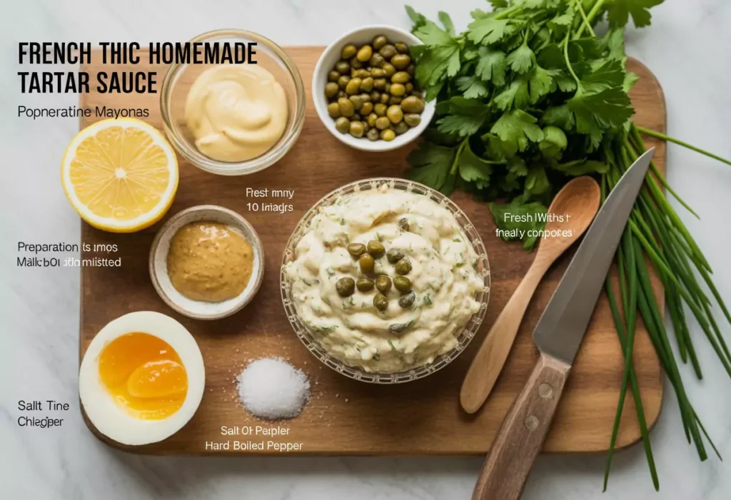 Sauce Tartare Maison : La Recette Française Authentique en 10 Minutes